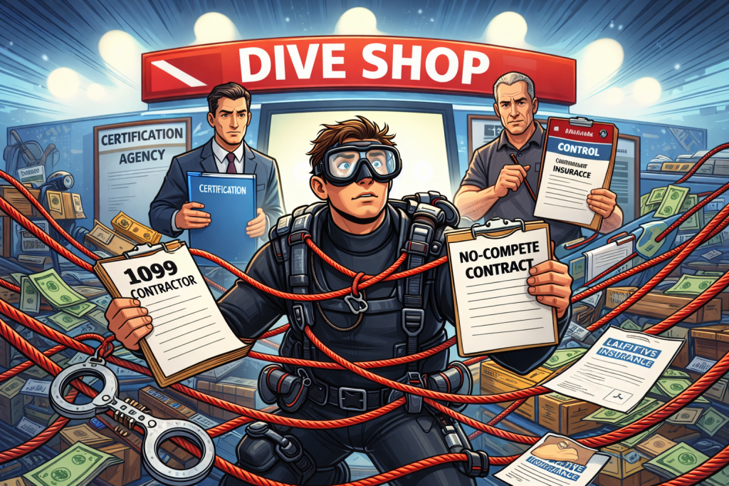 The Illusion of Independence: Scuba Instruction and the 1099 Trap